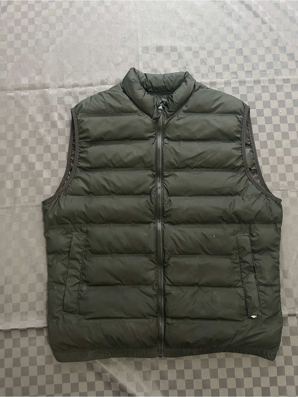 Men's zara Lightweight Puffer Vest (Black)